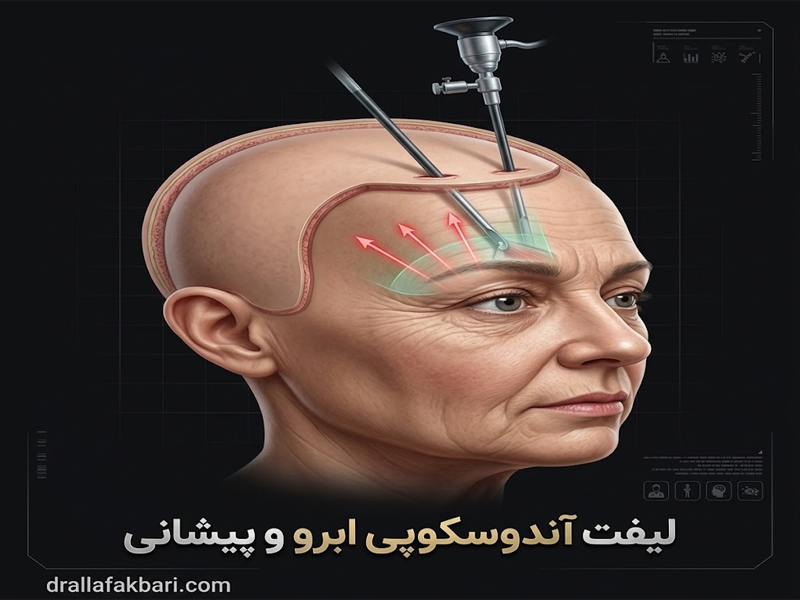 آندوسکوپی ابرو و پیشانی
